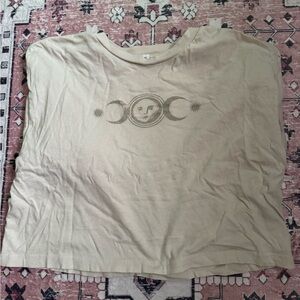 Garage Cream Sleeveless Muscle Tee Relaxed Fit